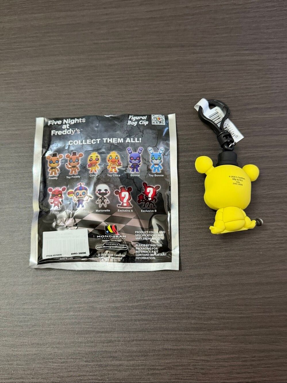 Monogram | Accessories | Five Nights At Freddys Series Figural Bag Clip ...